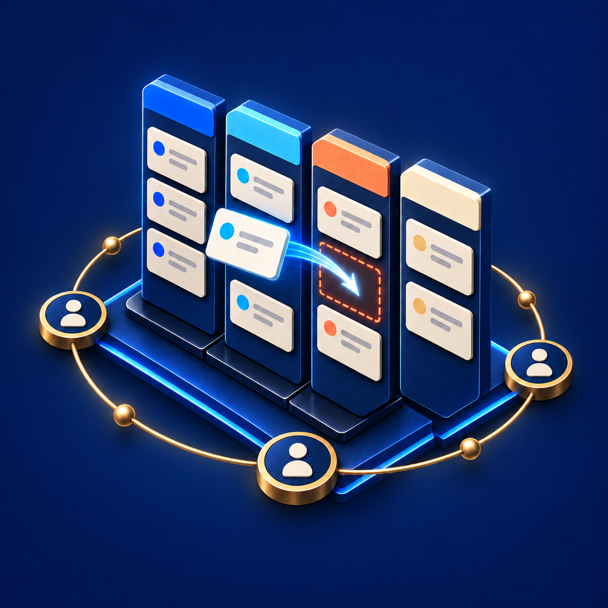 Custom artwork for Flux Task Board